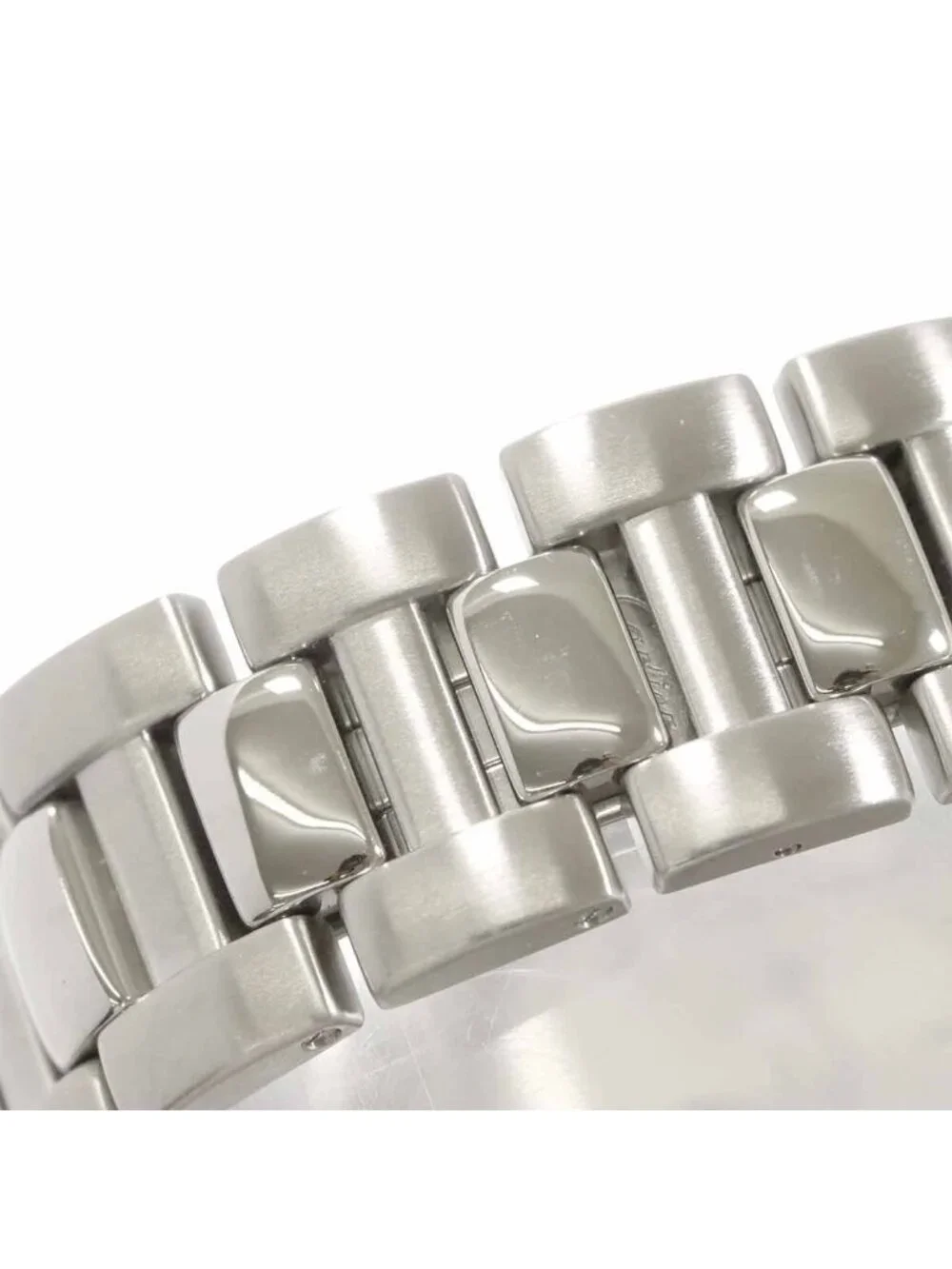 Cartier Pasha 38 Grid Watch Date Silver Automatic Winding